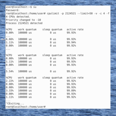 tool for limiting the CPU usage of a process
