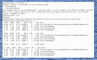 periodic cpu utilization statistics