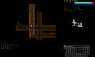 Dungeon Crawl, a roguelike game, tiles version