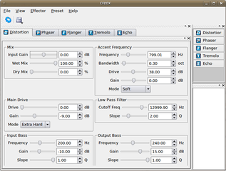real-time guitar effects