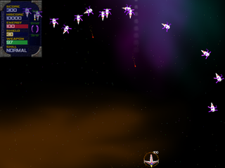 Shoot-em-up a la galaxian