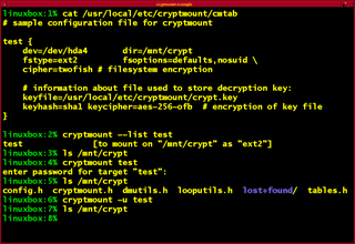 Management of encrypted file systems