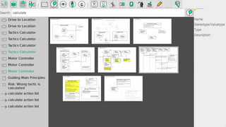 Diagram documentation tool for system and software architecture: