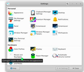 X11 mouse theme with the crystal look&feel