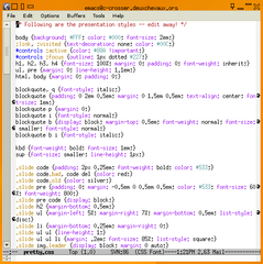 A Cascading Style Sheets (CSS) editing mode for Emacs
