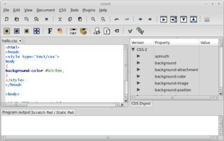 graphical CSS editor