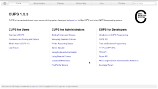 CUPS in iceweasel from localhost:631