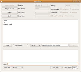 Graphical serial terminal, like minicom