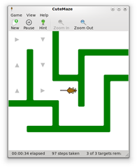 cutemaze in action