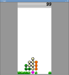 Tetris-like game with very impressive effects