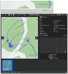 route altimetry plotting application - GTK3 interface