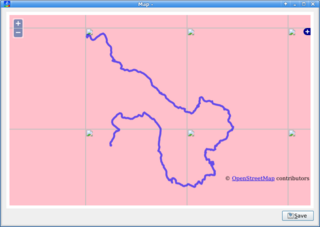 route altimetry plotting application - Qt interface