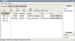 Communications tool for D-STAR amateur radio