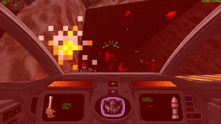 port of the 1996 classic game Descent 2: Counterstrike