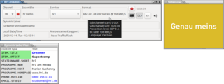 CLI and GTK+ GUI DAB & DAB+ receiver client