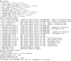 reporter of changes in list of available packages from repositories
