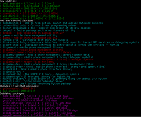reporter of changes in list of available packages from repositories