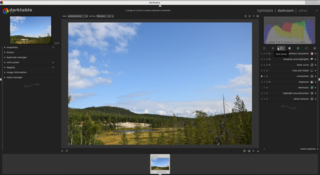 virtual lighttable and darkroom for photographers