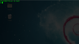 POSIX-compliant shell