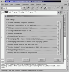 Data Display Debugger, a graphical debugger frontend