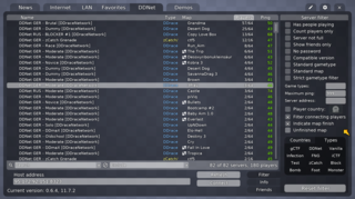 Server list