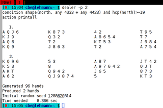 bridge hand generator