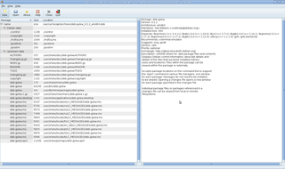 GNOME viewer for .deb package files and contents