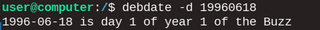 Convert Gregorian dates to Debian Regnal dates