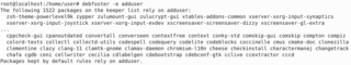 Install only wanted Debian packages