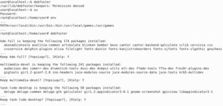 Install only wanted Debian packages