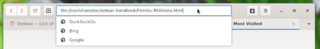 or start into epiphany-browser