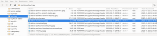 OpenPGP certificates of Debian Developers and Maintainers