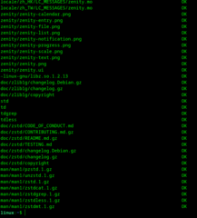 tool for verification of installed package files against MD5 checksums