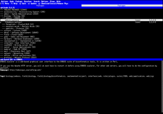 Browse packages by Debtags under Aptitud