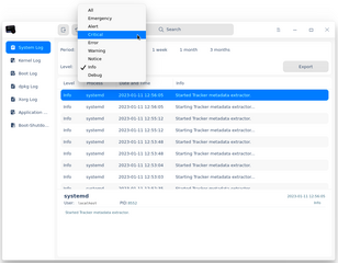 Log Viewer is a useful tool for viewing system logs