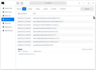 Log Viewer is a useful tool for viewing system logs