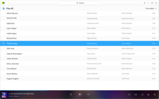 music player with brilliant and tweakful UI