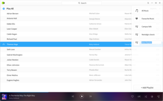 music player with brilliant and tweakful UI