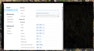 Deepin terminal emulator application