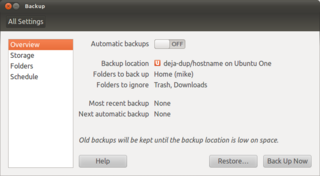 Backup utility