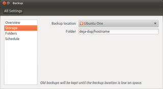 Backup utility