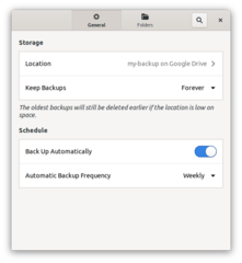 Backup utility