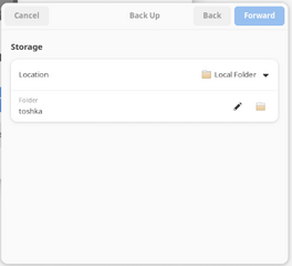 Backup utility