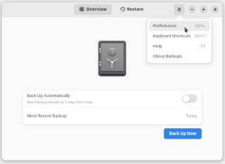 Backup utility