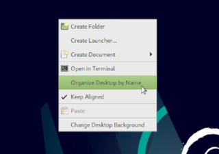 Organize your desktop with panels, notes and photos