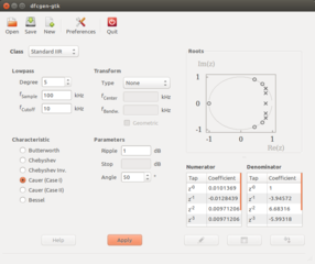 Main application window