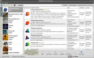 Desktop Flickr Organizer for GNOME