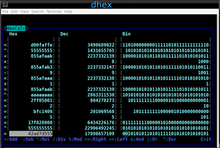 hex calculations
