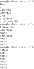advanced df like disk information utility