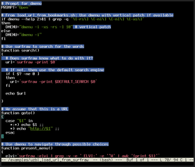 Customizable, usable console-based text editor